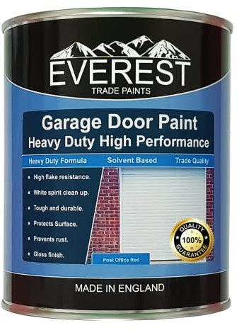 Everest Trade Paints - Garage Door Paint - High Performance Coating (Light Grey, 5 Litre)