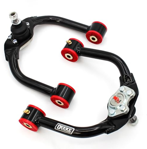 Brazos de control superiores delanteros de elevación de 1 a 4 pulgadas compatibles con Grand Cherokee (WK) y Jeep Commander (XK) 2005-2010, brazos de control frontal ajustables de elevación de 1 a 4