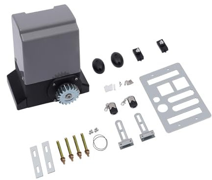 Fridgestea 550W Automatic Sliding Gate Opener 1200KG Electric Gate Opener Kit, Garage Door Security Gate Operator (550W 1200KG Opener Kit)