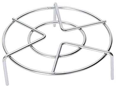 Garneck Egg Steaming Rack Pot Stainless Steel Steamer Rack Three Leg Steamer Rustproof and Stable Cooking Tool