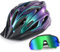 Odoland Fahrradhelm Fahrradbrille Set, Radhelm mit Sportbrille Einstellbarer Rennradhelm Atmungsaktiv MTB Mountainbike Helm für Erwachsene Herren Damen