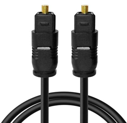 Cavo ottico digitale Toslink, cavo digitale, adattatore Toslink, cavo cavo, cavo SPDIF con connettori metallici