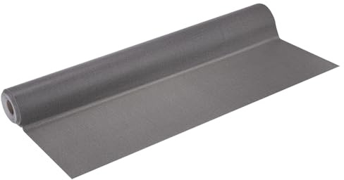 QUARKZMAN Papel Tapiz Texturizado De Lino Tipo Hierba, 60cm x 5m/24 x 197 Papel Contacto Autoadhesivo Más Grueso Impermeable Para Muebles Cocina Sala Dormitorio Paredes Gabinetes, Gris