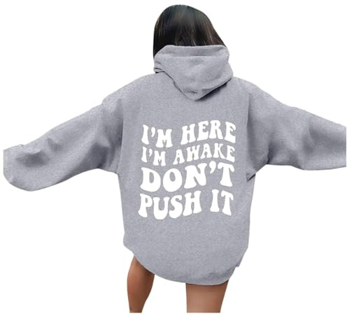 Gosiga hoodies stora storlekar, mode, sporttröjor, huvtröja med backtryck, damer | Huvtröja, oversized, damtröja, med huva, sweatshirt, tonåring, college, topp, utomhus, huvtröja