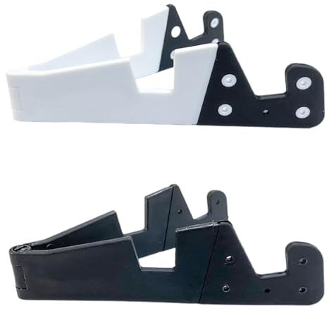 GNHG 2 Stück Faltbarer Handy Halterung, Universal Transportabel Ständer Kompatibel Mit iPhone 15 Pro Max 14 13 12 / Huawei/Galaxy S23 22 21 10 9