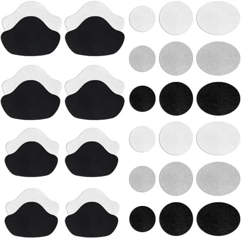 34pcs Réparation de Talon de Chaussure Patch, Patch de Prévention Trous de Chaussures, Pièce Patch de Réparation Pour Trou De Talon，Chaussure Talon Réparation Coussin Talon Pour Hommes Et Femmes