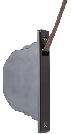 IdeaGenesis - Recogedor Persiana Estra Plano para carpintería de PVC sin pivote. Enrollador persiana para embutir o empotrar en obra. Sistema Universal Resistente. (Chocolate Cinta Marrón, Cinta 16mm)