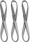 3-teilige Kletterschlinge, Polyester-Kletterhilfe, 21, 6 kN, strapazierfähige Felsschlinge, Läufer, Klettergurte für Outdoor-Klettern, Abseilen, Schaukeln, Yoga-Hängematte, Kletterstockgurte, Klet