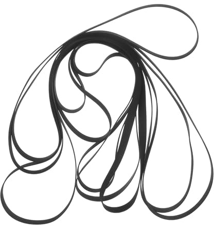 iplusmile 11 Correas De Repuesto para Plato De Tocadiscos Correa De Transmisión para Fonógrafo Kit De Mantenimiento para Tocadiscos Anillo De Goma Antideslizante