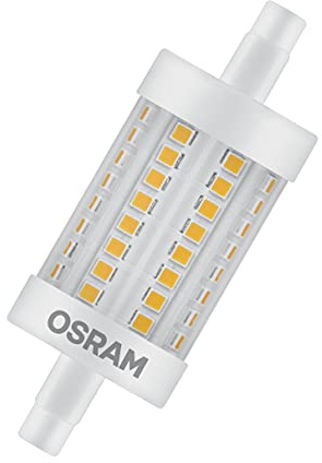 Osram LED Star Special Line, med R7S-sockel, ej dimbar, ersätter 75 watt, 78 mm längd, klar, varm vit – 2700 Kelvin, 1-pack