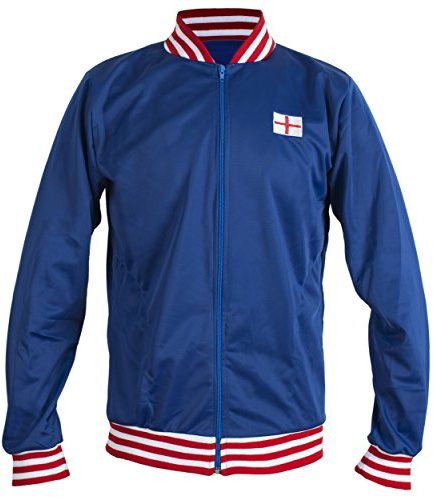 England 1966 Retro Football Jacket Classic Vintage Tracksuit Jumper Man Top-Replica
