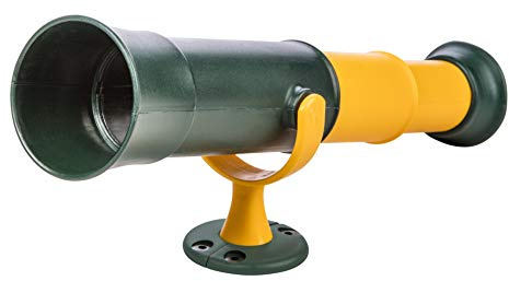 Jack and June Signature Green and Yellow Telescope Playset Attachment Featuring 360 Degree Spin