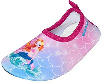 Playshoes Barfuß-schuhe Unisex Kinder Wassersportschuh, Meerjungfrau, 26/27 EU