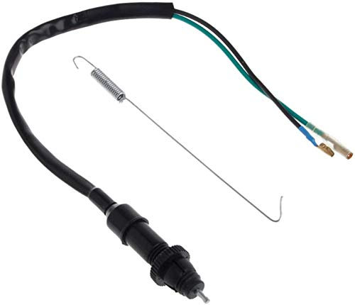 Interruptor de luz de freno de moto de alambre y resorte para moto ATV 1 juego