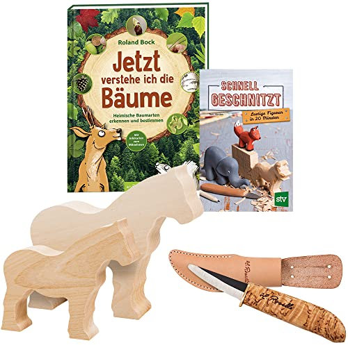 DICTUM® Schnitz-Set für Kinder, 5-teilig