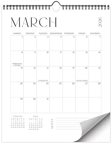 Beautiful 2026-2027 Wall Calendar - Runs from January 2026 until July 2027 – Large 14.5x11.5 Office Wall Calendar for Easy Organizing