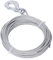 BOROCO treuil câble métallique 4 mm x 12 m câble 2000 LBS force acier inoxydable galvanisé remplacement