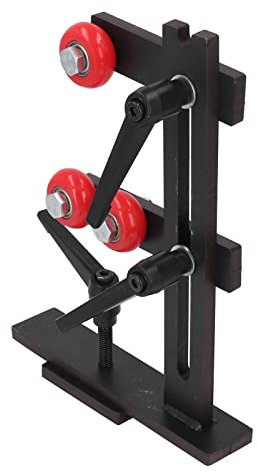 Drechselbank-Lünette, Metall-Lünette aus Gusseisen für Langschaft-Werkstücke