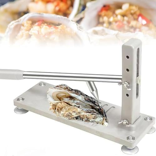 Abridor Manual De Mariscos, Máquina De Shucker De Ostras, con Clips De Fijación, Cuchillos Y Guantes, 4 Altura Ajustable, para El Restaurante Hotel Supermercado De Mariscos De Mariscos