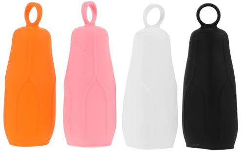 VALICLUD 4pezzi Manichette Anti-perdita Per Bottiglie Viaggio Manichette Elastiche Per Contenitori Viaggio Silicone e Facile