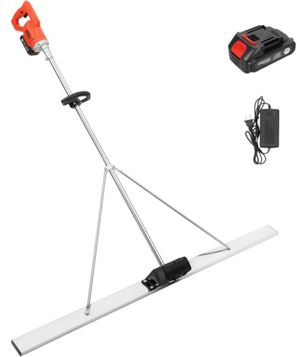 Kit vibrante per massetto in calcestruzzo, strumento di livellamento alimentato a batteria per costruzione di strade e finitura superficiale