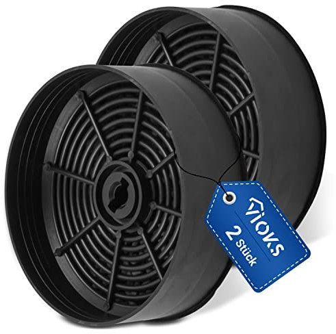 Vioks Filtre Hotte Cuisine à Charbon/Set 2 pièces de Filtre Hotte Aspirante/Filtres actif universel pour Hotte Aspirante Cuisine