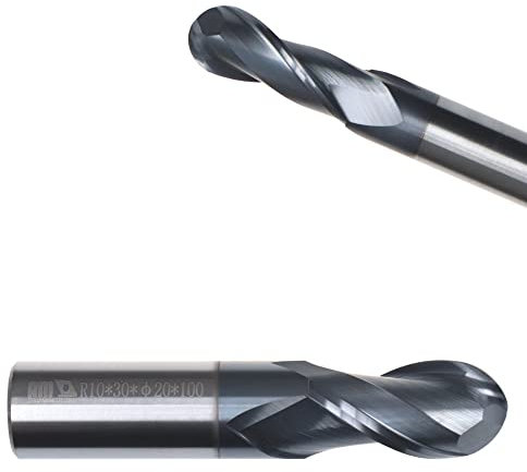 VHM Radiusfräser Kugelfräser - Ø6 / R=3 / Länge: 75mm