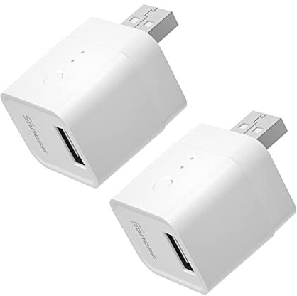 SONOFF Micro mini Adattatore USB intelligente Wi-Fi 5V, interruttore intelligente per dispositivi USB Tipo A compatibile con Alexa/Google Home, controllo attraverso l’APP, controllo vocale,2PCS
