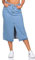 ONLY Damen Midi Jeans Rock ONLBianca 15319268 Light Blue Denim M