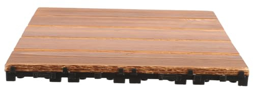 Homoyoyo Losa De Interlocking Para Patio y Jardín Suelo Exterior Resistente La Intemperie Baldosa Decorativa Multifuncional Para Balcón y Terraza Instalación Práctica y Ligera