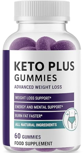 Keto Plus Gummies Advance Weight Loss Support - Powerful Natural Ingredients/New & Sealed - 60 Gummies/Dido Extreme Supplements