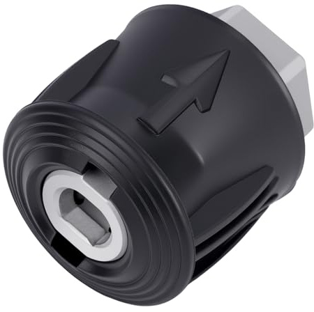 YUET High Pressure Washer Quick-Fitting Pipe Coupling Union A M22 14MM Hose Adaptor Connector Upgraded Metal Core Adapter for Karcher Washer Kärcher