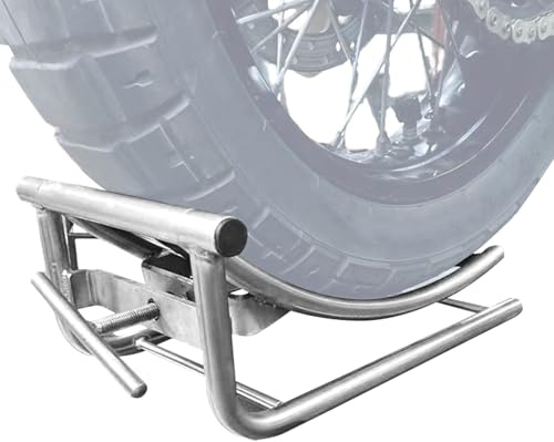 Däckbyteslyftare - justerbart motorcykelfäste, stålram, robust stabilitetsinstallationsverktyg | Bärbar garageutrustning för verkstadsutbyte