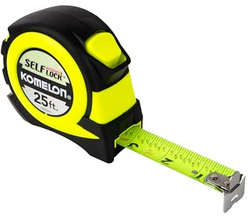 Komelon 25' Self Lock Hi-Vis Speedmark Tape Measure