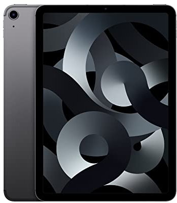 2022 Apple iPad Air (10.9-inch, Wi-Fi + Cellular, 64GB) - Space Gray (Renewed)