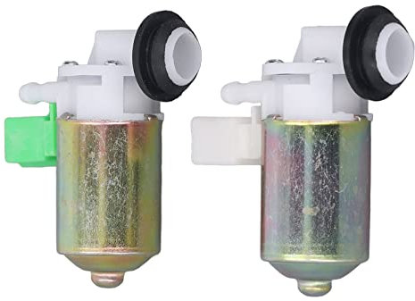 Pompa Lavavetri, WWPNS1GD 2, 2 Pezzi Pompa Lavavetri in Metallo e Plastica Sostituzione Pompa Lavavetri per GQ, Carburatore Benzina 4.2, Maverick Y60,finestre e Parabrezza
