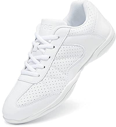 Damen Weiß Cheerleading Schuhe Dance Schuhe Leichte Cheerleading Uniform Schuhe Tanzschuhe Walkingschuhe Sportschuhe Weiß 41