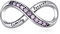 Rimgoris 925 Sterling Silber Charme für Frauen Armbänder Halskette für immer Familie Unendlichkeit Herz baumeln Charm Geschenk