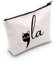 AKTAP Make-up-Tasche mit lustigem Zitat Madam Presidential Gifts, mit Reißverschluss, 2024 Wahlartikel, feministische Geschenke, Cat Comma-py2, MB