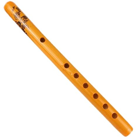 Flauta de bambú tradicional de 6 agujeros, clarinete, instrumento musical para estudiantes, instrumento de flauta de color madera, instrumentos musicales chinos de bambú para niños Instrumentos-