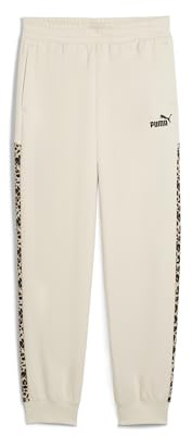 PUMA Pantalon de survêtement tricoté Taille Haute Confort Ess Graphic Animal Comfort High-Waist FL Cl pour Femme