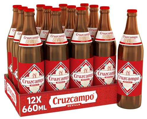 Cruzcampo Sevilla Lager Beer 12 x 660ml Bottle