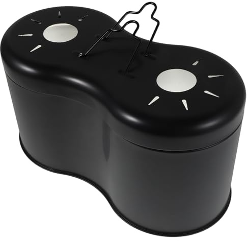 VICASKY Lampada Riscaldante per Rettili Doppia con Paralume Integrato e Gancio, Copertura Riflettente per Tartarughe e Lucertole, per Terrari e Ambienti per Rettili