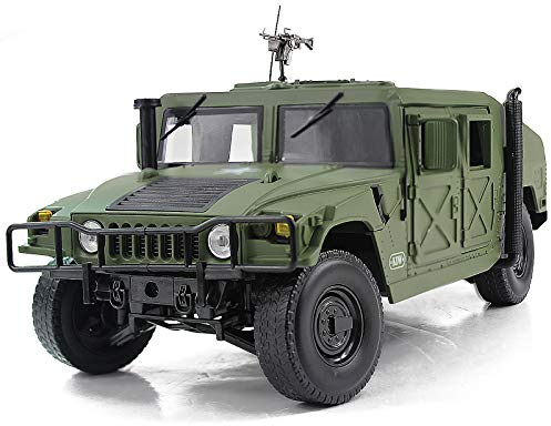 fisca 1/18 Modellauto Metall Gepanzertes Militärfahrzeug aus Metalldruckguss Schlachtfeld LKW