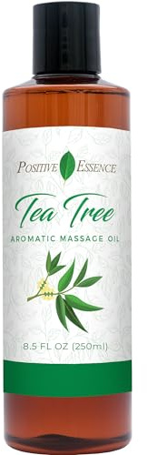 Tea Tree Massage Oil with Jojoba & Sweet Almond Oil, 250 mL