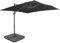 vidaXL Sonnenschirm mit Schirmständer UV-Schutz Gartenschirm Ampelschirm Terrassenschirm Marktschirm Strandschirm Schirm Alu 3x3x2,58m Anthrazit