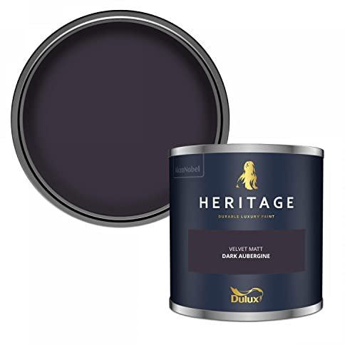 Dulux Trade Heritage Velvet Matt Emulsion Dark Aubergine (1 Litre)