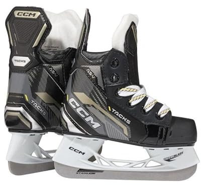 CCM Tacks AS-V Patins de hockey sur glace Youth, largeur normale, Noir , Größe: 8.0 / EU 26