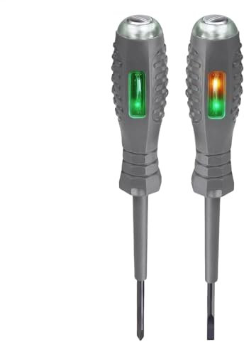 2 cacciaviti standard 2 in 1 con coppia forte e magnete, tester elettrico (prefisso + testa a croce)