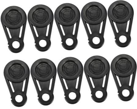 DOITOOL Lot De 10 Pinces De Fixation Pour Tente Et Bâche, Clips Robustes Multifonctions, Fixation Sécurisée Pour Pare-soleil Et Voile D’ombrage, Usage Extérieur Camping Et Randonnée